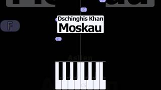 Dschinghis Khan  Moskau  Piano Tutorial [upl. by Alegre934]