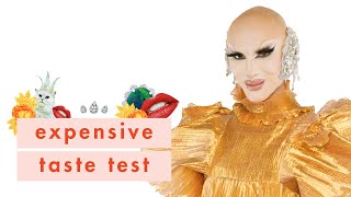 Sasha Velour Loves Cheap Sht But Has Expensive Taste  Expensive Taste Test  Cosmopolitan [upl. by Torras]