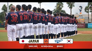 🥉⚾ Highlights 🇯🇵 Japan vs Korea 🇰🇷WBSC U18 Baseball World Cup  Bronze Medal Game [upl. by Burl557]