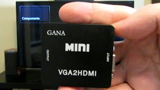 Convierte VGA a HDMI Â¿VGA2HDMI en CUALQUIER Ordenador [upl. by Noram93]