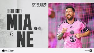 Inter Miami CF vs New England Revolution  Messi Makes History  Full Match Highlights [upl. by Odo]