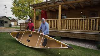 How to do a Twoperson Lift of a Canoe [upl. by Mose]