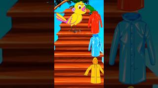 कलरिंग रेनकोट  Hindi Cartoon Tuntuni Cartoon  Bhuiya Cartoon  Pakshi Cartoon  Cartoon shorts [upl. by Hube]