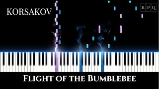 Flight of the Bumblebee Piano LED Show 💡🎹 [upl. by Kevina]