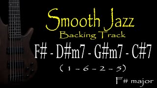 F Major 1625 SMOOTH JAZZ Backing Track 85bpm [upl. by Avika]