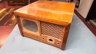 1949 Admiral 7” TV Restore Part 3 [upl. by Portie684]