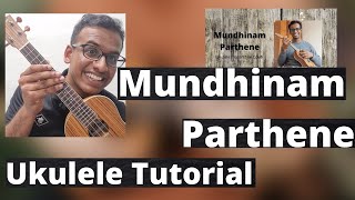 Ukulele Fingerstyle Tutorial  Mundhinam Parthene  How to Read Ukulele Tabs [upl. by Atiuqrahs]