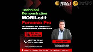 Live A Session with MOBILedit Forensic International Technical Team [upl. by Aihtenyc]