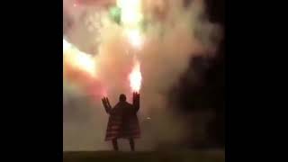 Man shooting fireworks strapped to his hands meme [upl. by Ardiek]