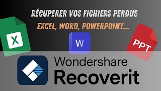 Récupérer Données Perdues Comme Excel Word Avec Wondershare Recoverit [upl. by Gasperoni]