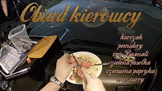 Obiad kierowcy ciężarówki  Trendy Lunch z kurczakiem  KrychuTIR [upl. by Ranna]