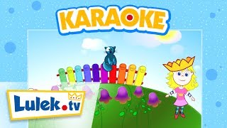 Karaoke dla dzieci  Wlazł kotek na płotek  Lulektv [upl. by Anirbaz]