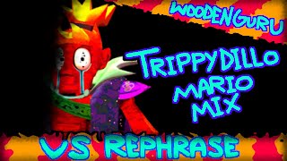 Friday Night Funkin  VS Rephrase  Woodenguru Trippydillo Mario Mix [upl. by Oijile]