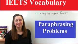 Vocabulary for IELTS Paraphrasing Tips [upl. by Leitnahs]