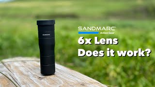 Review Sandmarc 6x Telephoto Lens for iPhone [upl. by Narbig]