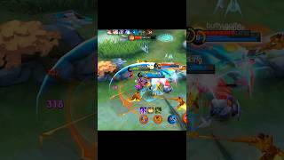 Very dangerous fight 🥵in mobile legends Bang Bang shorts mobilelegends mobilelegendsbangbang [upl. by Tine]