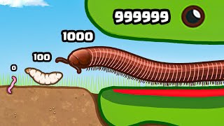 Can I evolve a Worm to MAX SIZE SNAKE [upl. by Noled]