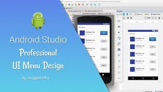 Modern UI Design using LinearLayout in Android Studio Tutorial [upl. by Dex]