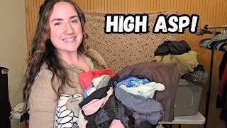 HIGH ASP Items Thrift Haul to Sell on Ebay and Poshmark [upl. by Yelsel]