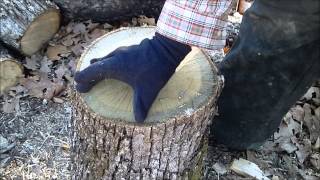 How to Split Firewood For Beginners [upl. by Rinum107]