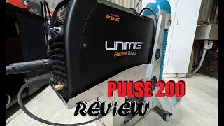 UniMig Razor Weld Pulse 200 MIG  Lets put it to work [upl. by Oiramat]