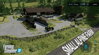 SMALL TRADITIONAL ALPINE FARM BUILD  Erlengrat  FS22 Timelapse [upl. by Diogenes]