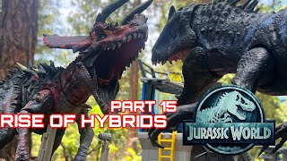 Jurassic World Toy Movie Rise of Hybrids Part 15 toymovie indominusrex jurassicworld hybrids [upl. by Adnofal]