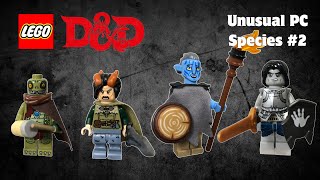 Unusual PC Species for Dnd 2  Lego Minifigures [upl. by Ailedua998]