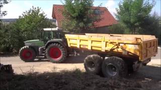 Entreprise Emberger JulienTP  peleteuse Kobelco 24t et 100 fendt [upl. by Kaasi]