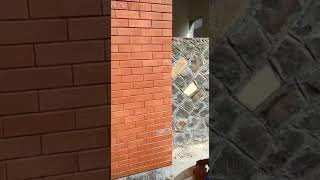 Effect of Nanosil waterproofing on bricks wall amp stone of 20 Microns Construction chemicals 20MCC [upl. by Anilec]