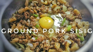 One Pan Ground Pork Sisig  Filipino Recipe Food Bae [upl. by Latimore]