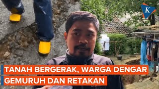 Detikdetik Pergerakan Tanah di Sukabumi Terdengar Gemuruh dan Retakan [upl. by Conlee506]