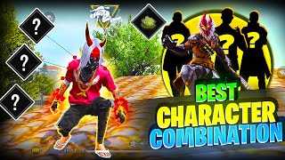 Solo vs Squad Best Character Combination🤯Free Fire BR Ranked amp CS Ranked Combination FF Headshot [upl. by Azzil]