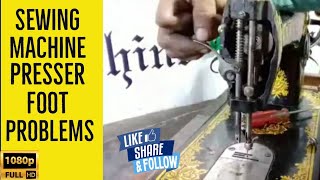 ✅SEWING MACHINE PRESSER FOOT PROBLEMS  AMAZING TUTORIAL  सिलाई मशीन प्रेस के साथ समस्या [upl. by Akimit]