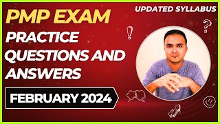 PMP Exam Questions 2024 Feb and Answers Practice Session  PMP Exam Prep  PMP for Project manager [upl. by Perri]