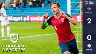 Noruega 20 Chipre  RESUMEN Y GOLES – UEFA Nations League [upl. by Neelhtak372]