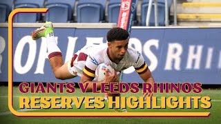 HIGHLIGHTS Leeds Rhinos v Huddersfield Giants Reserves [upl. by Annahahs]