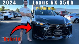 2024 Lexus NX 350H Premium  functional hybrid features review [upl. by Corrie34]