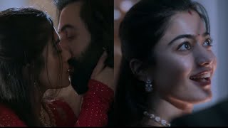 ANIMAL SATRANGA  Kissing Scene — Ranbir Kapoor and Rashmika Mandanna [upl. by Harlamert]