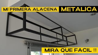 ALACENA de METAL para cocina Mueble metalico Como hacer un mueble de metalAlacena metalica [upl. by Sirraj]