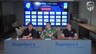 VorabPressekonferenz des FC Gütersloh zum Spiel gegen den MSV Duisburg [upl. by Htebizile707]