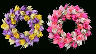 Flower Wall Hanging Craft Idea [upl. by Kurtzman]