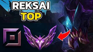 REKSAI TOP MASTER GAMEPLAY LOL OFFMETA BUILDGUIDE HOW TO PLAY REKSAI TOP [upl. by Edgell]