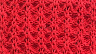 How to knit the Scrunchy Stitch pattern for Summer and Winter garments  So Woolly [upl. by Zelda]