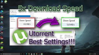 How to Speed Up uTorrent Downloads  5x Download Speed  Speed Up Utorrent [upl. by Gentes539]