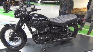 Kawasaki W800 Black Edition 2015 Exterior and Interior [upl. by Nadeen]