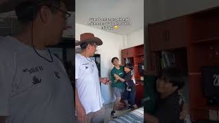 Cuando estamos peleando y tú papá voltea 😂 shorts [upl. by Aitselec]