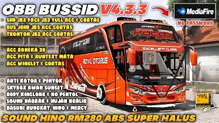 SUPPORT APK LAIN‼️OBB BUSSID V433 TERBARU SOUND HINO RM280 ABS SUPER HALUS  BUSSID MOD APK V433 [upl. by Bow71]