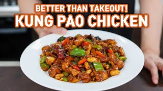 Perfect but Easy KUNG PAO CHICKEN at Home l Better Than Restaurants [upl. by Feldstein]