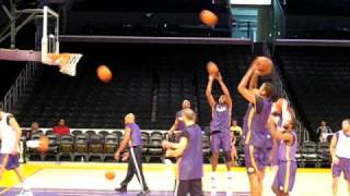 Lakers Practice  Staples Center [upl. by Itida191]